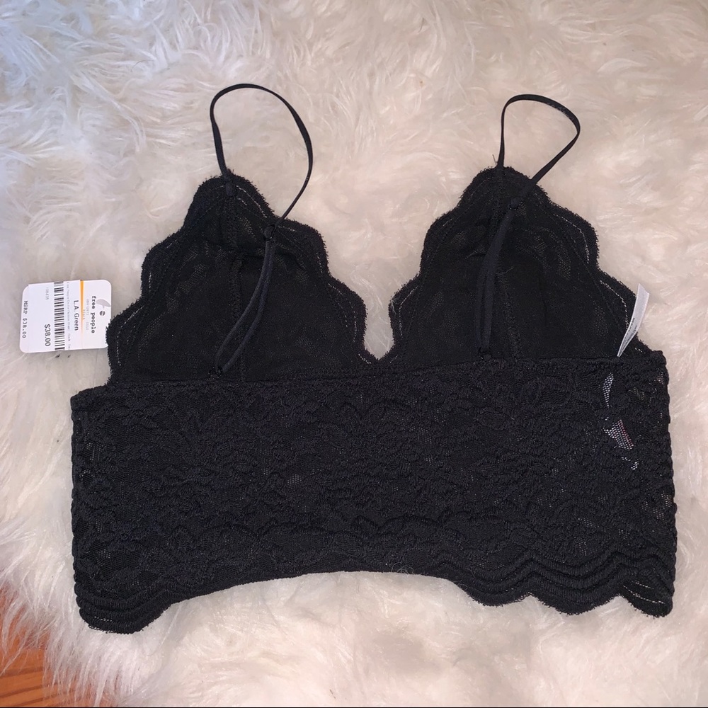 Free People Black Bralette or Top - Picture 3 of 3